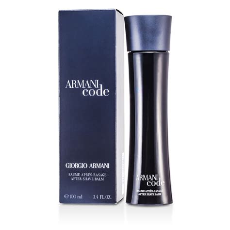 armani code aftershave balm|armani after shave lotion 100ml.